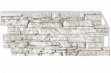 Фасадная панель FineBer Скала Мелованный белый